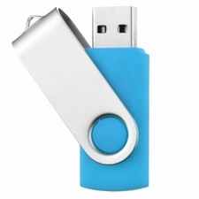 UNIREX SKYBLUE CHIAVETTA USB SWIVEL da 1GB a 128GB e 4 colori da stiro a scelta.