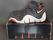 Size 13 - Nike Zoom LeBron 4 IV Black White Varsity Crimson 2006 - in Box