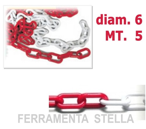 Catena segnaletica rossa - catena,