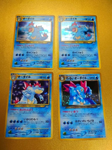 Carta pokemon ordile - carta, vecchio