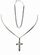 Men's 925 Silver Set - Cross