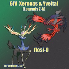 6IV Yveltal & Xerneas Pokemon