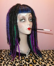 Parrucca Dread Black Blue &