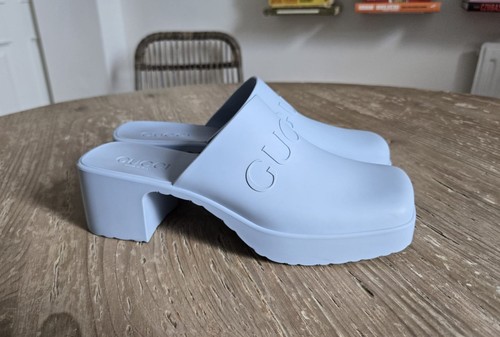 Gucci gomma logo piattaforma - gucci,