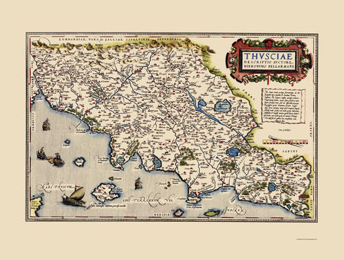 Mappa storica regione - mappa,