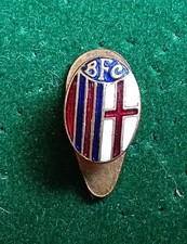 BOLOGNA distintivo calcio vintage piedino buttonhole badge football