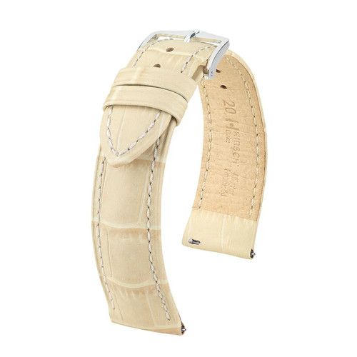 Cinturino orologio beige - orologio, beige,pelle