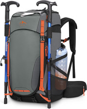 Zaino Trekking 40 Litri Uomo E Donna Impermeabile Zaino Montagna Con Copertura D