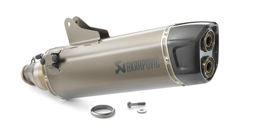 Silenziatore scarico akrapovic - silenziatore/scarico,