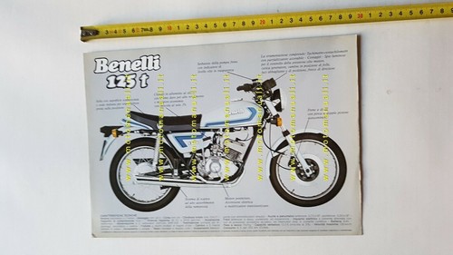 Benelli 125 1980 depliant - t,