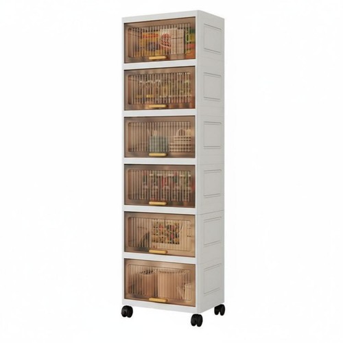 Carrello portaoggetti con ante - carrello,