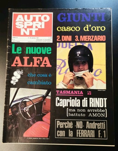 Autosprint 1969 lotto - (ix), di