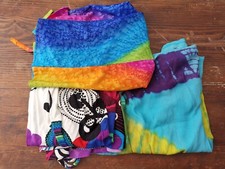 LOTTO TRE ABITINI COLORATI ESTIVI BAMBINA + CANOTTA A FIORI