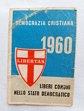 Tessera 1960 DC DEMOCRAZIA