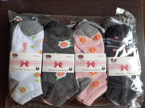 Calzini corti cotone donna - calzini,