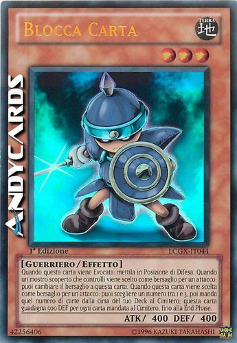 Blocca carta card - blocca, •