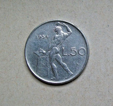 1954 50 LIRE VULCANO