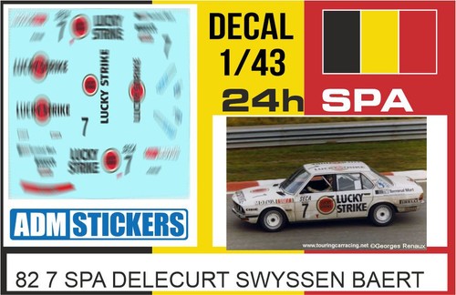 Decal 24h spa - 7, 1/43