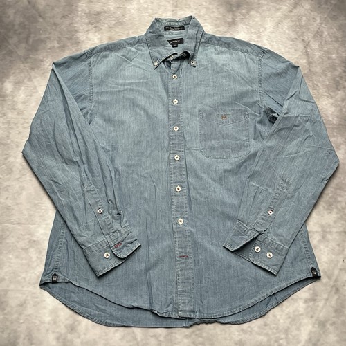Camicia jeans uomo gant - jeans,