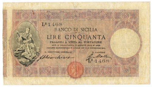 Lire banco sicilia - di,