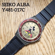 Orologio Seiko Alba Topolino Cinturino Batteria 38mm Usato Buone Condizioni