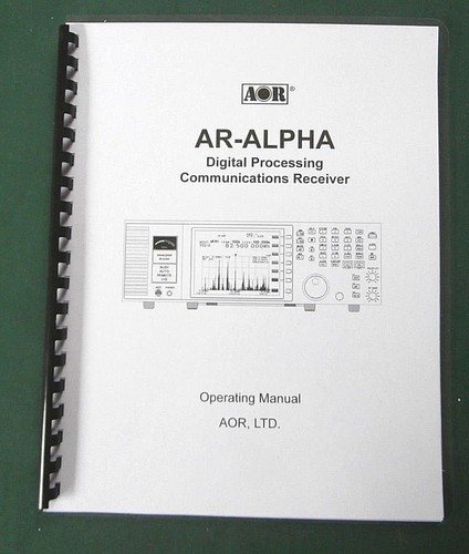 Manuale operativo aor - manuale, ar-alpha