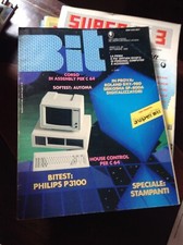 BIT RIVISTA PERSONAL COMPUTER RETRO GAMING ACCESSORI VINTAGE P3100 N°64 1985 