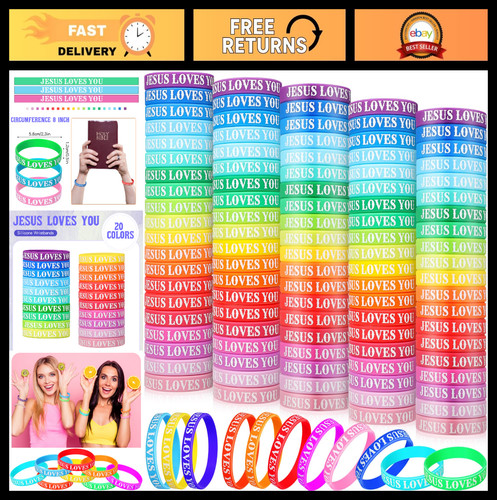 100 pezzi bracciali - 100, gesù