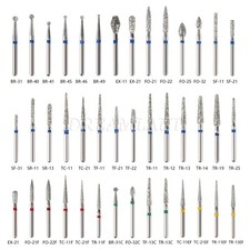 100PCS Dental Frese Diamantate