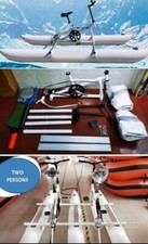 water bike bici d'acqua mare lago fiume sport tempo libero