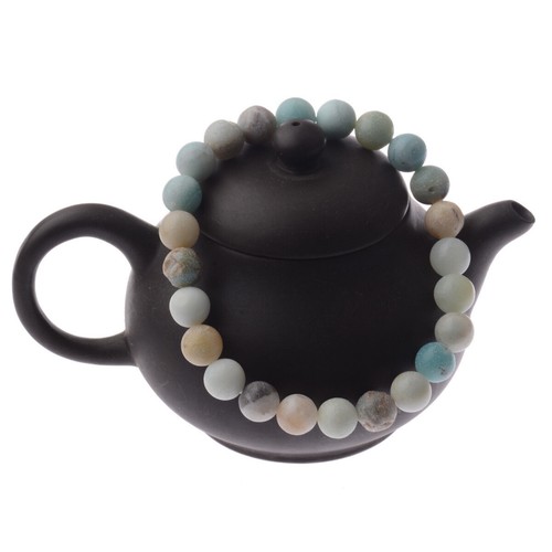 Bracciale perline amazzonite - perline,