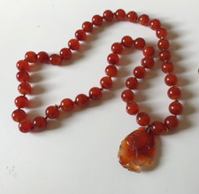 collana corniola naturale con ciondolo - Italia