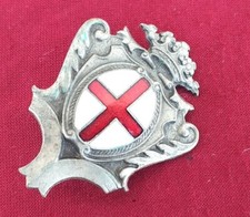 Fregio d'epoca per casco tipo coloniale Vigili Urbani Comune di Padova