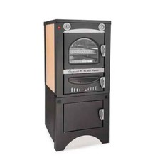 Forno A Legna Da Incasso 40x50 Cm A Cottura Indiretta Smile Nero Clementi