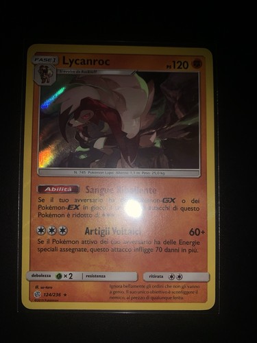 Pokemon carta lycanroc - pokemon,