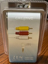 Creative Zen Vision & Vision M Lettore MP3 Audio Video Cavo AV 70PD000000059...