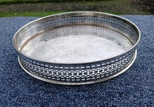 Vassoio circolare placcato