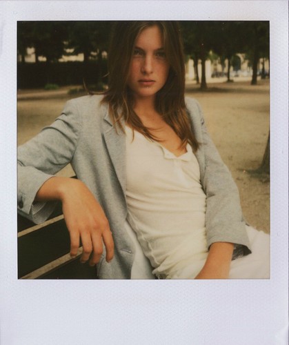 Vintage polaroid woman - vintage,