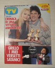 TV SORRISI E CANZONI 1989 N.10 , ANNA OXA , RAFFAELLA CARRÀ , CARMEN RUSSO