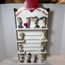 Calendario da parete BETTY BOOP Boopin' Through The Year Danbury come nuovo 12 figurine -LEGGI