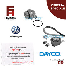 Kit Distribuzione Dayco Pompa Acqua Dayco Volkswagen T-ROC A11 1.6 TDI 
