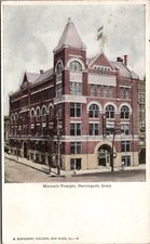 Cartolina Tempio Massonico a