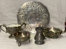 Antico piatto argento lotto di