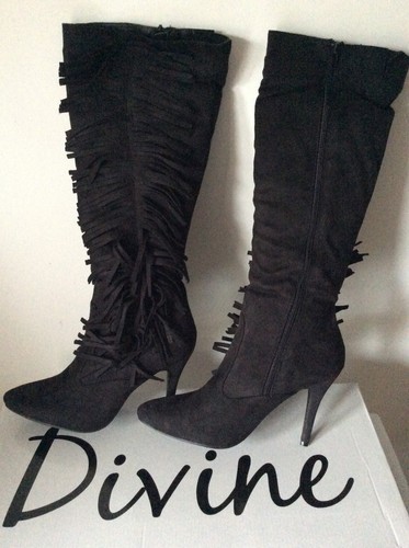 Stivali stiletto lunghi neri