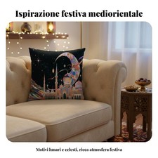 Federa cuscino luna islamica