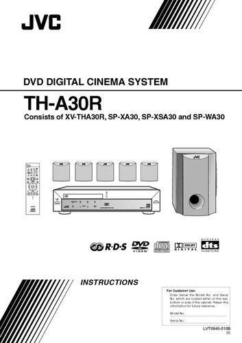 Jvc a30r tha30r sistema - th-a30r,