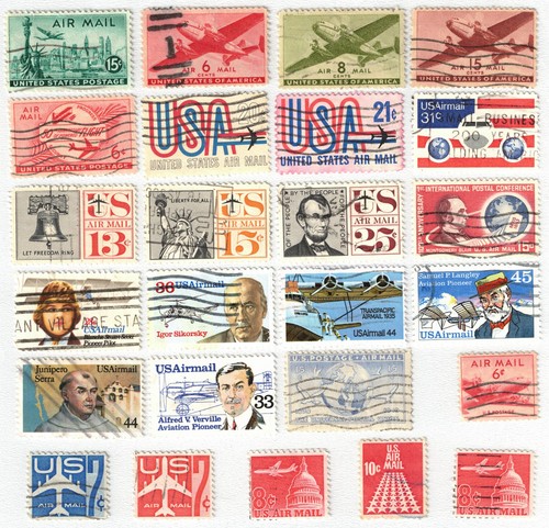 Francobolli posta aerea - , usa