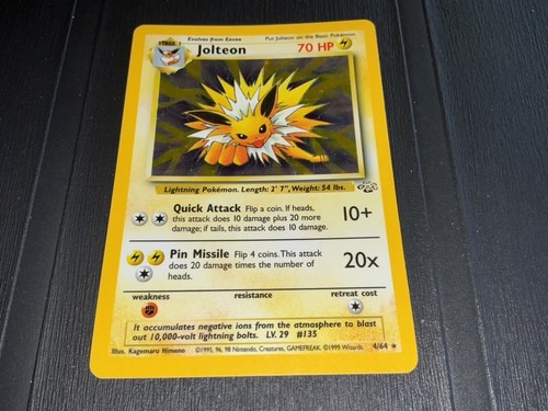 Pokémon jolteon 4 64 - jolteon,