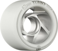 Rollerbones - Ruote Derby a Rullo Turbo 62mm Bianco (Confezione da 4)