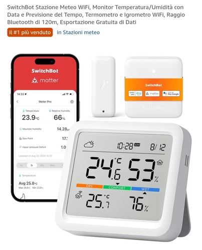 Switchbot stazione meteo - switchbot, wifi